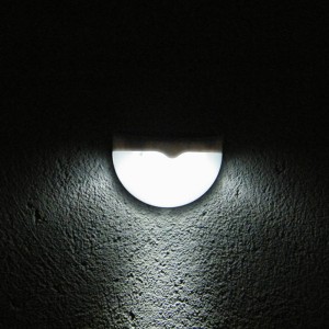 โคมไฟติดผนังรูปครึ่งวงกลมพลังงานแสงอาทิตย์