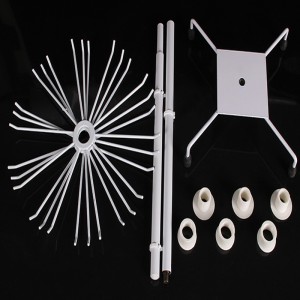 tmj-pp-588 โรงงาน OEM เครื่องประดับอะคริลิกแสดงต่างหูหมุน acrylic แสดงชั้นวาง