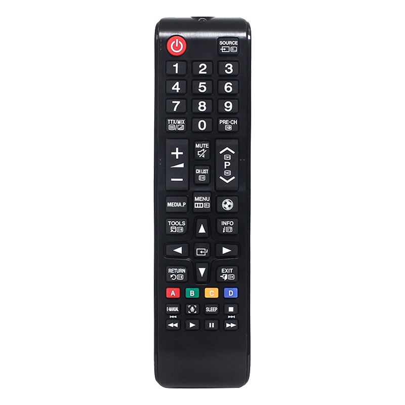 ยอดนิยมและขายร้อน 44 คีย์เครื่องเล่นดีวีดีรีโมทคอนโทรล IR \/ 2.4 Ghz samsung TV รีโมทคอนโทรลสำหรับ LCD led TV รีโมทคอนโทรล