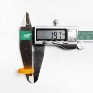 ผู้ผลิตปรับแต่งสายรัดข้อมูลสายรัดข้อมูลโปร่งใสสีเหลือง 08 * 2 ต่อต้านริ้วรอยทนต่ออุณหภูมิสูงและแถบยางไม่แตกหัก