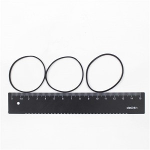 ขายตรงจากโรงงานความยืดหยุ่นสูงยืดหยุ่นดียางรัดสีดำเส้นผ่านศูนย์กลาง 38 มม. แหวนยางรัดผัก