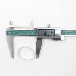 เส้นผ่านศูนย์กลางที่ปรับแต่งได้ 38 มม. สีขาวขยายความยืดหยุ่นสูงและแถบยางต้านทานความชราสำหรับการขายตรงในโรงงานวัฒนธรรมสำนั...