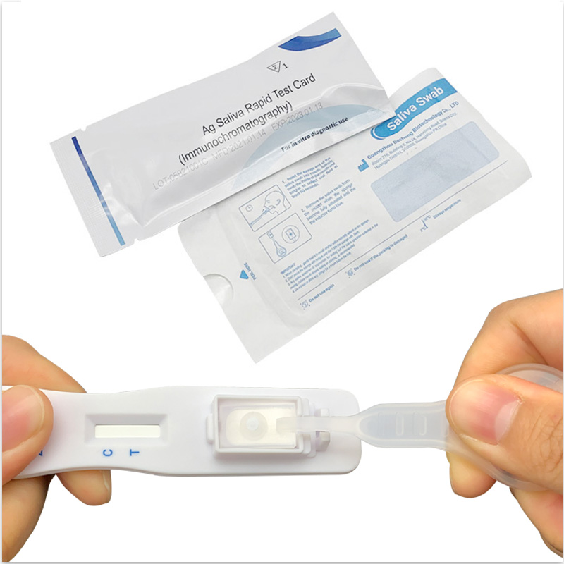 V-CHEK ™ 2019-nCoV Ag Rapid Test Kit, Easy & Simple Saliva Swab