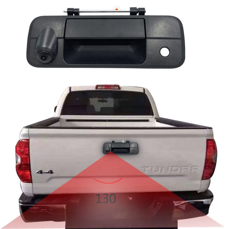 Pick Up Truck Tailgate Handle การสำรองข้อมูลย้อนกลับกล้องมองหลังสำหรับ Toyota Tundra 2007 2008 2009 2010 2011 2012 2013