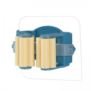 JASON ที่วางไม้กวาดไม้ถูพื้นแบบแบนติดผนังพลาสติกคลิปหนีบไม้ถูพื้นแบบติดผนังแบบใหม่ที่ทรงพลังแบบถอดได้