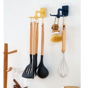 JASON ที่แขวนของในครัวแบบหมุนได้ - ที่เก็บของแบบไม่มีร่องรอยขอแขวนห้องน้ำอเนกประสงค์