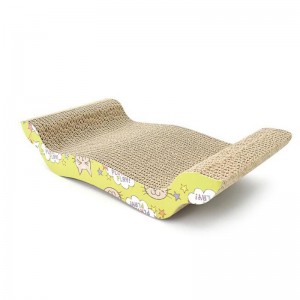 แผงกรงเล็บแมวรูปร่างโค้ง