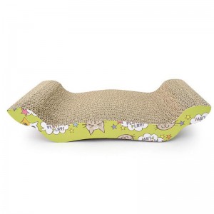 แผงกรงเล็บแมวรูปร่างโค้ง