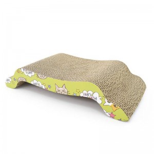 แผงกรงเล็บแมวรูปร่างโค้ง