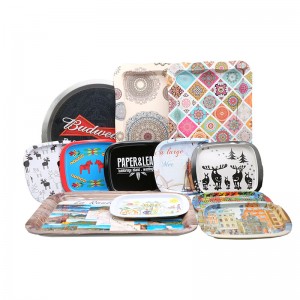 ที่กำหนดเองถาดดีบุกวัชพืชถาด Tabaco ถาดถาดถาดควันถาดสำหรับขายส่ง