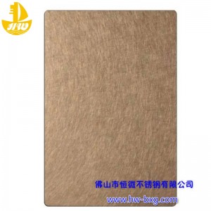 สีสแตนเลสสุ่มแบบบอร์ดหมายเลข 3