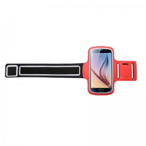 วิ่งกีฬาออกกำลังกายสปอร์ตโทรศัพท์มือถือแขนพร้อมสายรัดวงดนตรีสำหรับการวิ่ง