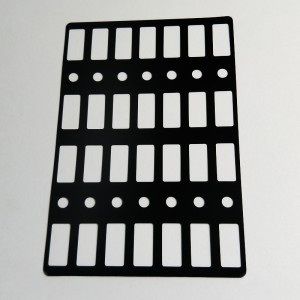 0.25 แผ่นฉนวนฉนวนปะเก็น PC สารหน่วงไฟสีดำง่ายต่อการแปรรูปการประมวลผลขายส่ง