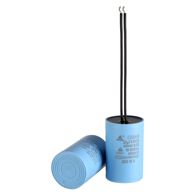 สองสาย 20UF 450VAC SH S0 50/60HZ CQC CABB60 ตัวเก็บประจุสำหรับปั๊มน้ำ