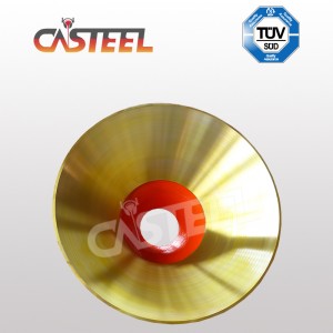 ประสิทธิภาพสูง HP200, HP300 Cone Crusher Bowl Liner, Mantle และแหวนเว้า