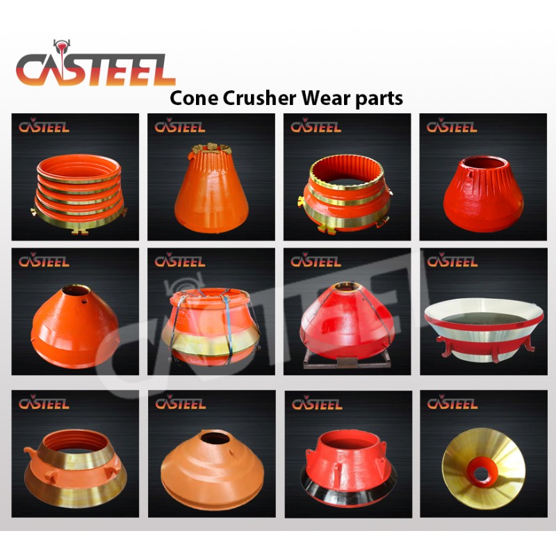 จีน OEM ของสมุทร crusher เว้า, ชาม Liner Mantle และ conves