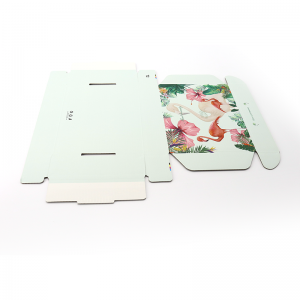 เกรดสูงต่ำต่ำสีเขียวสีผมบรรจุภัณฑ์กระดาษกล่องกระดาษลูกฟูกสำหรับของขวัญ