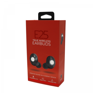 กล่องกระดาษแข็งผู้ผลิตพิมพ์ฟอยล์ทองฟิลด์กล่องบรรจุภัณฑ์หูฟังสำหรับบรรจุภัณฑ์เครื่องใช้ไฟฟ้า