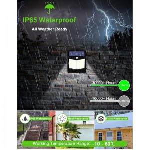 โคมไฟติดผนังพลังงานแสงอาทิตย์