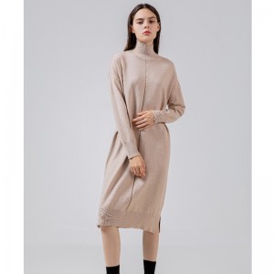 เทรนด์แฟชั่น Joker ที่เดินทางมาพักผ่อนชุดถักพื้นฐานกับคอสูง 68033#