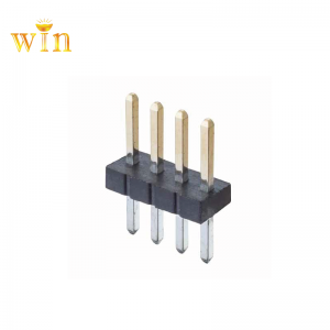 2.54 มม. พิทช์ 180 °จุ่มเดี่ยวแถว 2P ~ 40P หัวพิน