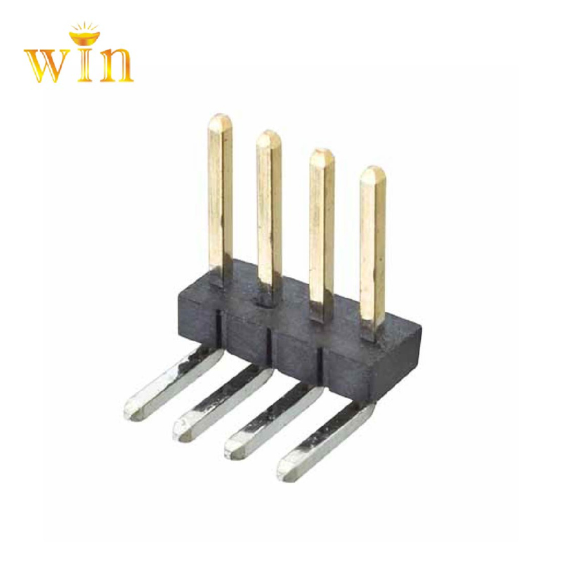 2.54 มม. 2P/3P/4P มุมขวา Dip Pin Header