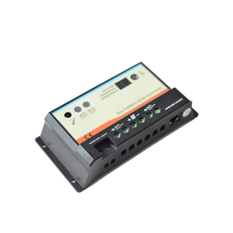 EPever Dual แบตเตอรี่ควบคุมการประจุพลังงานแสงอาทิตย์ 10A20A-Duo-Battery Regulator ที่มีระยะไกล LCD Meter MT-1 Epsolar EPIPDB-COM