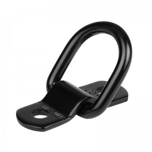 D แหวนผูกลงจุดยึดตะขอสำหรับรถพ่วงรถบรรทุกเตียงยึดจุดที่ปิดล้อมรถกระบะค่ายพื้นผิวภูเขา D- แหวนหนัก 1/4 \\\\ \\\"2400 ปอนด์ความจุ...