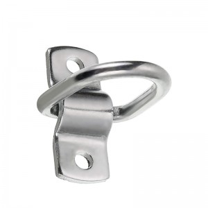 D- แหวนผูกลงสมอ 12x 1/4 \\\\ \'\\\\\' สแตนเลส D-Rings Trailer D แหวนผูกลง, 700lbs D- แหวนยึด, D แหวนติดตั้งแผ่นผูกลงคะแนนสำหรับวงล้อผูกลงสายรัดรถบรรท...