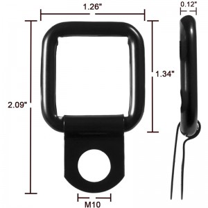 Hardtop กำจัดด่วนสกรูนิ้วหัวแม่มือและถั่วผูกลง D-Rings Anchors เปลี่ยนสำหรับ 1995-2017 JK YJ TJ JKU กีฬา Sahara Freedom Rubicon X&ไม่ จำกัด