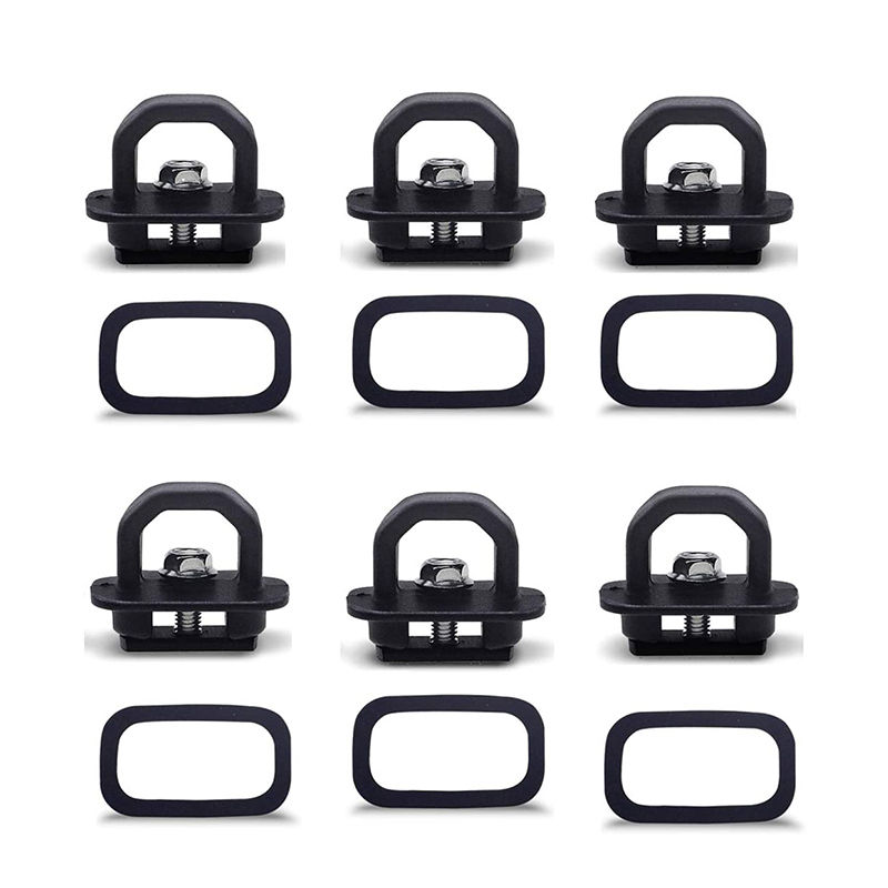 Tie Down Anchor รถบรรทุกเตียงบรรทุกด้านข้างตะขอตะขอเข้ากันได้สำหรับ 2007-2018 Chevy Silverdo/GMC Sierra, 2015-2018 Chevy Chevrolet Colorado/GMC Canyon