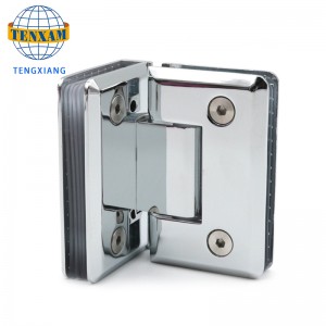 ที่ขายดีที่สุด 90 องศาแก้วไปที่ประตูห้องอาบน้ำแก้วหมุนบานพับ