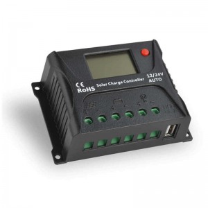 Srne PWM พลังงานแสงอาทิตย์ Off-Grid ควบคุมการชาร์จ 12 โวลต์/24V 10A 20A จอแอลซีดี Max 55 โวลต์สำหรับแผงเซลล์แสงอาทิตย์ระบบแบตเตอรี่ลิเธียมกร...