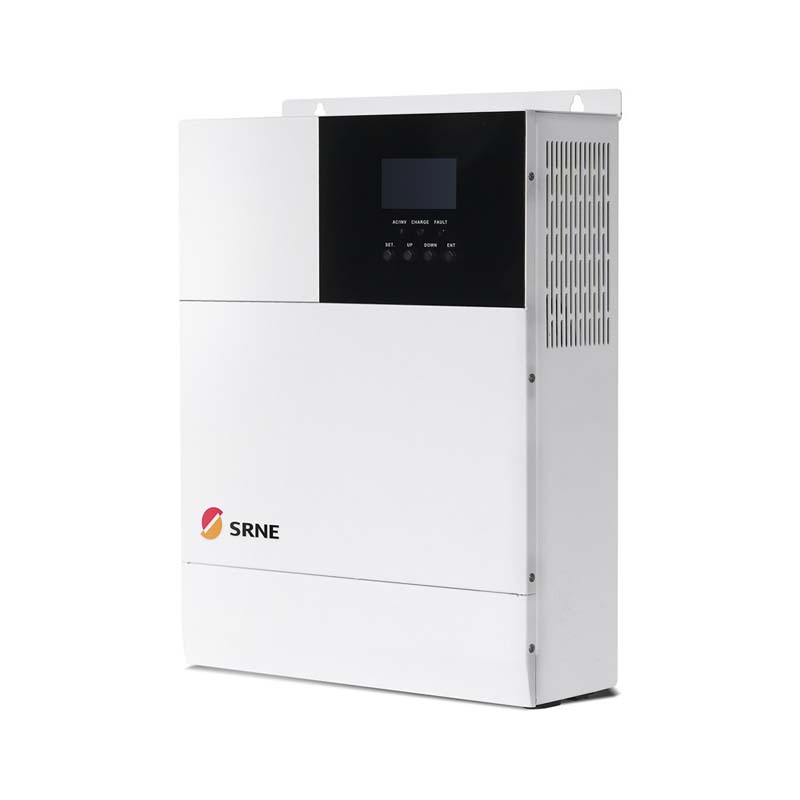 Srne MPPT Max 5000 วัตต์พลังงานแสงอาทิตย์ไฮบริดชาร์จอินเวอร์เตอร์ 80A เพียวไซน์เวฟอินเวอร์เตอร์ 48 โวลต์ 220 โวลต์ PV ค่าใช้จ่าย 145 โวลต์ 50 เฮิร์ต 60Hz อัตโนมัติจอแสดงผล LCD