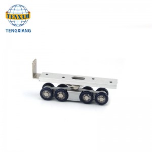 Buffered Soft Brake แบบสองทาง 80 กก. อุปกรณ์ประตูบานเลื่อนกระจก