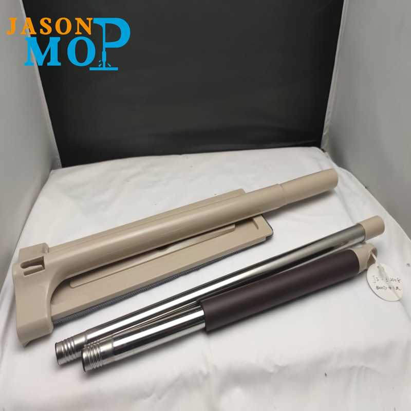 JASON NEW ฟรีไม้ถูพื้นทำความสะอาดไมโครไฟเบอร์ก้านสแตนเลสราคาไม่แพง (JS-B2008)