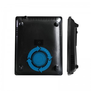 A13 เตาเดี่ยวเหนี่ยวนำปรุงอาหารเหนี่ยวนำบางเฉียบพลังงาน 8 ระดับและการควบคุมอุณหภูมิด้วยแผงกระจกขัดสีดำ