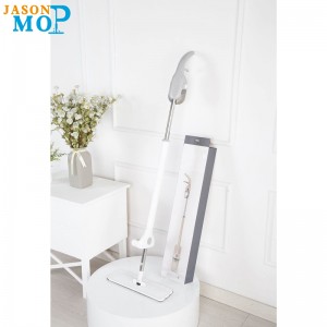 JASON อุปกรณ์แฮนด์ฟรีไมโครไฟเบอร์แกนสแตนเลสสำหรับใช้ในครัวเรือนในการทำความสะอาด