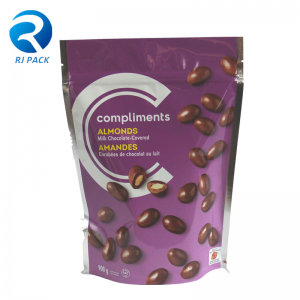 ถุงบรรจุภัณฑ์อาหารพลาสติกที่กำหนดเองถุงบรรจุภัณฑ์อาหารที่มีซิปปิดผนึก