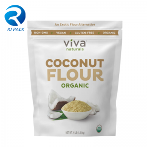 PET รีไซเคิล/PE Barrier สูงยืนขึ้นกระเป๋าสำหรับแป้ง