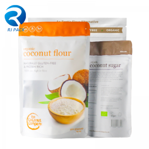 PET รีไซเคิล/PE Barrier สูงยืนขึ้นกระเป๋าสำหรับแป้ง