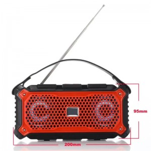 ลำโพงบลูทู ธ แบบพกพา FB-BS857 พร้อมไฟ LED