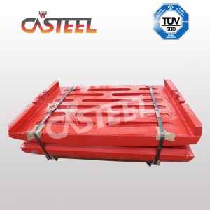 Terex Finlay J-1160 ชิ้นส่วนบดมือถือ, Jawface คงที่และแกว่ง