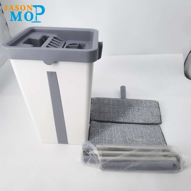 เรียบเร็วทำความสะอาด MOP 360 ไมโครไฟเบอร์ชั้นกล้องส่องทางไกลทำความสะอาดน้ำบีบถังซับที่มีบ้านแห้งและเปียกซับ
