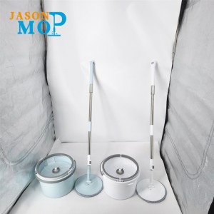 360 ปั่น mop องศาหมุนโปรโมชั่นมายากลกระป๋องบิดด้วยถังเดียวสำหรับการทำความสะอาด
