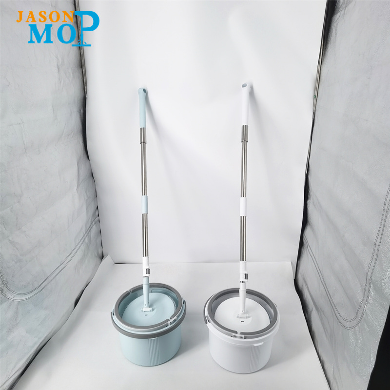 360 ปั่น mop องศาหมุนโปรโมชั่นมายากลกระป๋องบิดด้วยถังเดียวสำหรับการทำความสะอาด