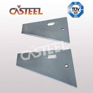 Orca PE1000x 1200 แผ่นขากรรไกร 3 ​​ชิ้นประเภทชิ้นส่วนบด OEM, แผ่นด้านข้างและเวดจ์