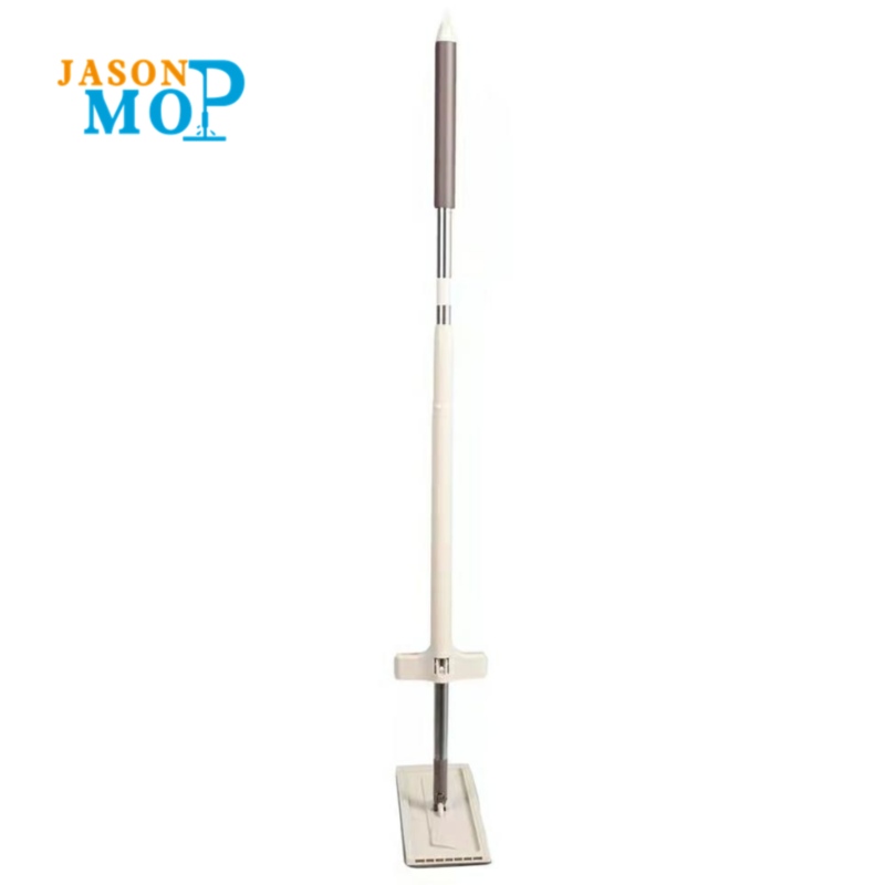 JASON NEW ฟรีไม้ถูพื้นทำความสะอาดไมโครไฟเบอร์ก้านสแตนเลสราคาไม่แพง (JS-B2008)