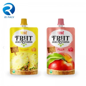 พวยยืนขึ้นกระเป๋าสำหรับบรรจุภัณฑ์ลามิเนตน้ำผลไม้