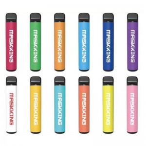 Maskking High Pro ทิ้ง Vape E อุปกรณ์บุหรี่รัสเซียเวอร์ชันภาษาอังกฤษ 1000 พัฟ 650 มิลลิแอมป์ชั่วโมง 3.5 มิลลิลิตร pre- ที่เต็มไป Pref PK บาง XXL พัฟพ...